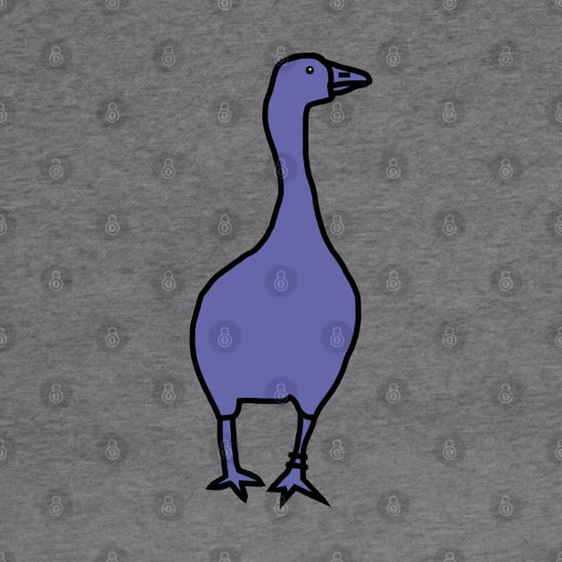 Very Peri Periwinkle Blue Goose Game Color of the Year 2022 by ellenhenryart